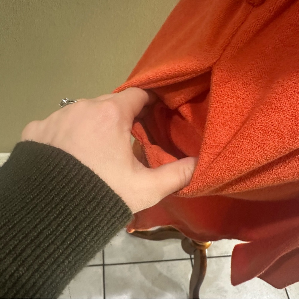 Beach Riot Orange Button-Up Romper - Picture 7 of 12